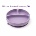 Silicone Suction Baby Placemat in lavender